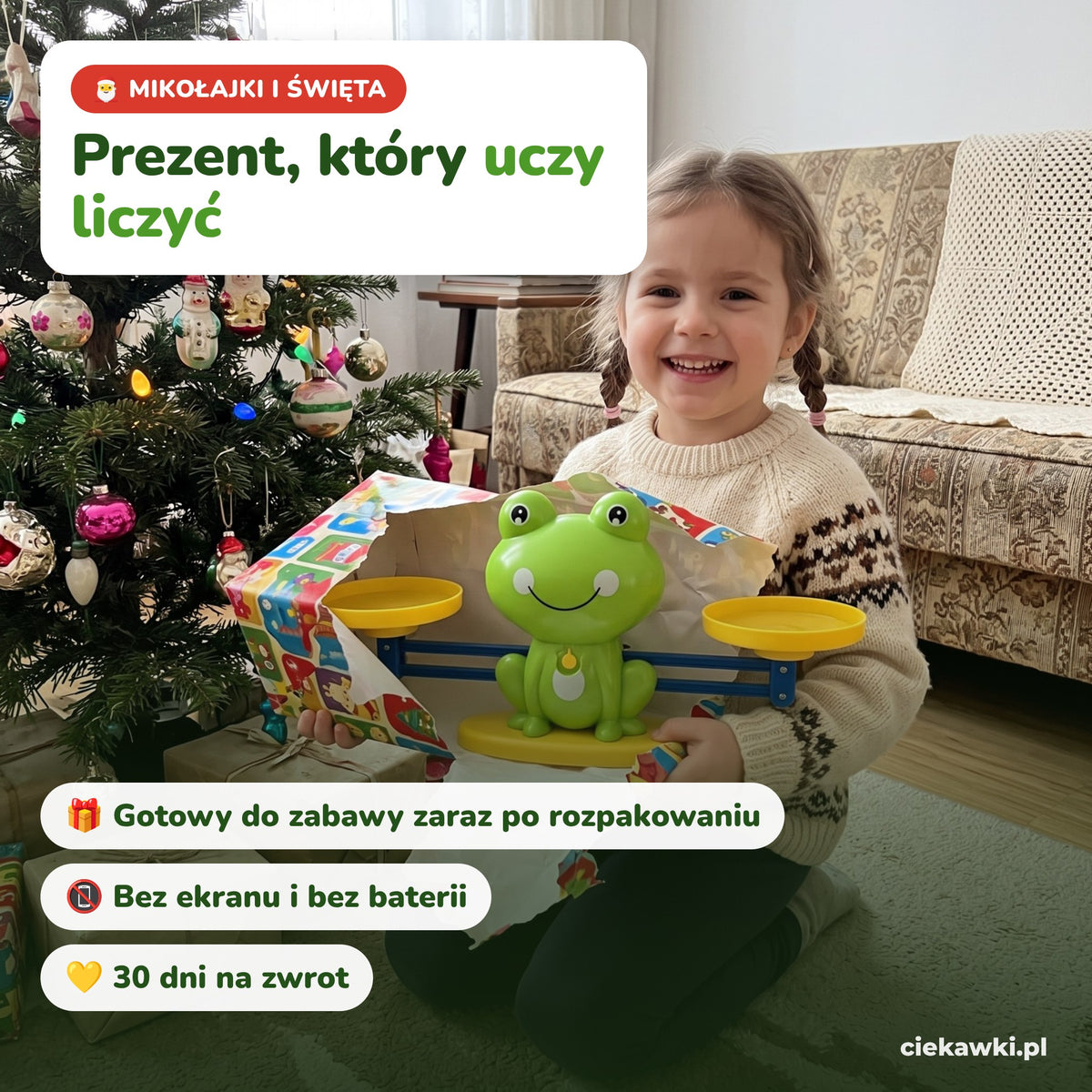 Żabia Waga jako prezent na Mikołajki i Święta