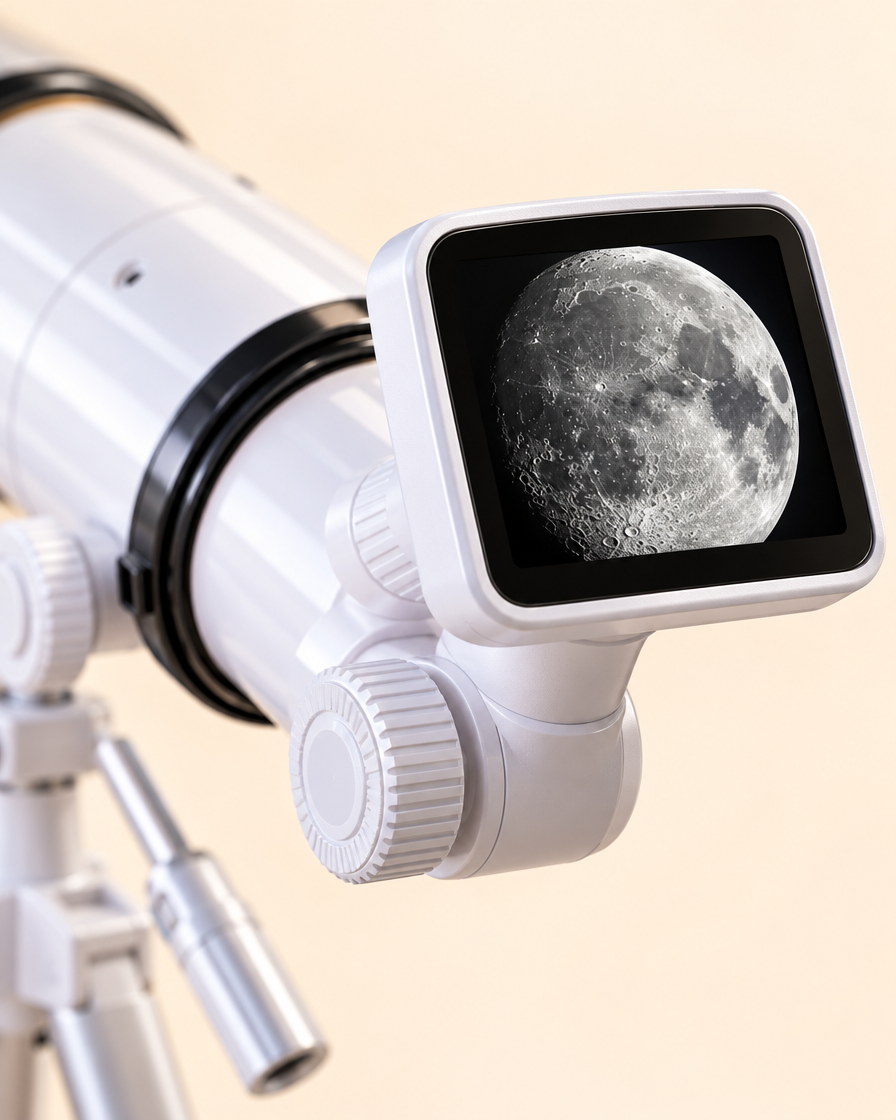 Astroscope — teleskop dla dzieci z cyfrowym okularem i ekranem — zbliżenie