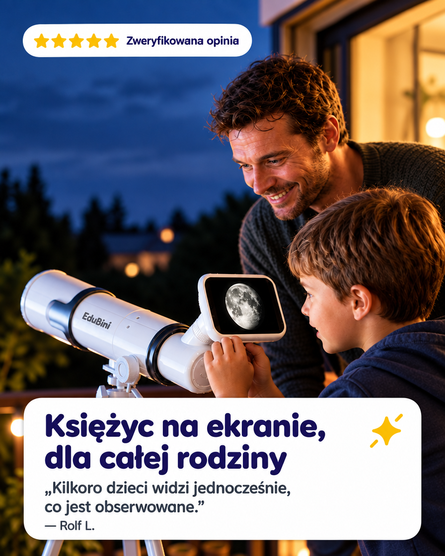 Astroscope — teleskop dla dzieci z cyfrowym okularem i ekranem — opinia rodzica